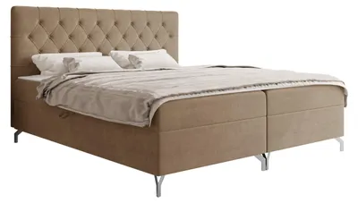 Produktbild von MIRJAN24 Boxspringbett mit zwei Bettkästen Guliette, Schlafzimmer, Dopellbett mit Topper (Farbe: Fresh 03, Größe: 180x200 cm)