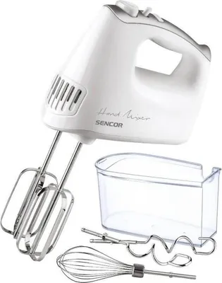 Image de Batteur à Main SENCOR SHM 5206WH-EUE3, 500W, 5 Vitesses, Fonction Turbo