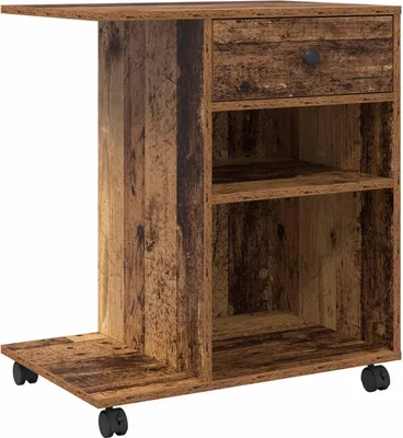 Produktbild von vidaXL Druckerständer Altholz 60 x 40 x 68.5 cm Holzwerkstoff