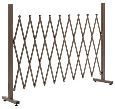 Image de Support de jardin, design extensible, polyvalent pour l'intérieur et l'extérieur, couleur marron