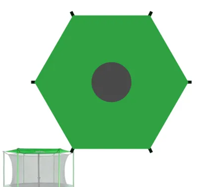 Zdjęcie produktu dla Wodoodporna osłona przeciwsłoneczna do trampoliny