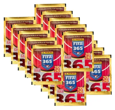 Zdjęcie produktu dla Panini FIFA 365–2026 – naklejki kolekcjonerskie – 20 torebek