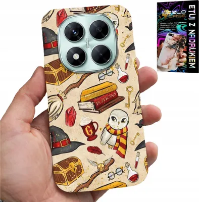 Zdjęcie produktu dla Etui Do Xiaomi Note 14 Pro+ 5G - Case Dla Fana Magii Magów Różdżka +Szkło
