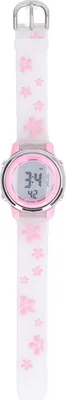 Immagine prodotto di Orologi sportivi digitali per bambine, scala chiara, cartone animato 3D, orologio impermeabile con retroilluminazione a LED, sveglia per bambini da 3 a 10 anni, bianco