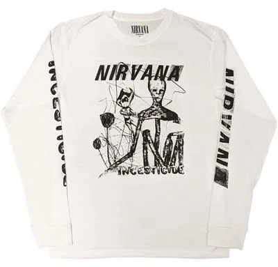 Produktbild von Nirvana Incesticide (Back & Sleeve Print) White M T-Shirt