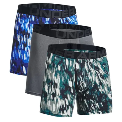 Obrázok produktu pre Boxerky Under Armour Charged Bavlna 6 palcov, originálny dizajn, balenie po 3 kusoch – veľkosť L