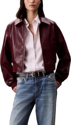 Produktbild von Calvin Klein Jeans Damen Kostümjacken Bordeaux 489252 : Größe - L Größe: L