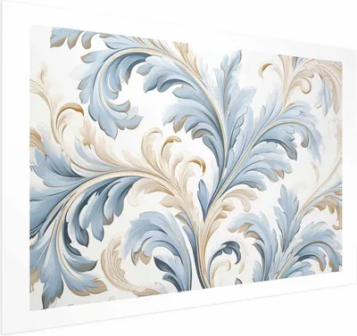 Produktbild von Posterpapier Poster - Baroque Vines in Light Colors 30x21 cm Muster f-H-10011-ao-a