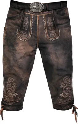 Produktbild von Edelnice Kniebund Wildbock Lederhose Alex 58