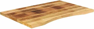 Obrázok produktu pre vidaXL Stolová doska s výklenkom 80x50x2,5 cm z masívneho mangového dreva