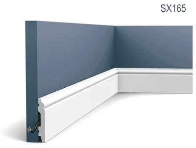 Produktbild von Orac Decor SX165 AXXENT Sockelleiste Profilleiste Fußleiste Kabelschutz | 2 m