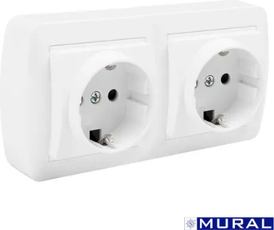 Image de Double Base Bipolaire Solera Prise Murale Double étanche Ip66 - Solera