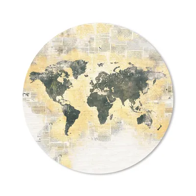 Produktbild von MuchoWow® Mauspad Mousepad Weltkarte - Farben - Aquarellfarben 30x30 cm - Mousepads - Maus Mat - Pad - Mausunterlage - Tischunterlage - Schreibtischmatten