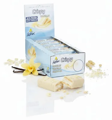 Produktbild von Inko Active Crispy Riegel Box 24x 35g Riegel - Erdbeere