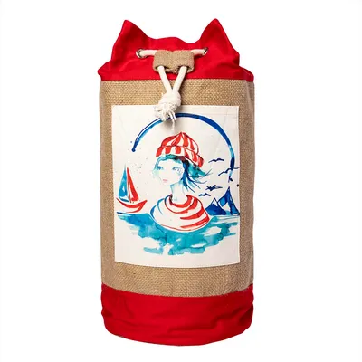 Produktbild von Anemoss Marine Collection Sailor Girl Jute Tasche