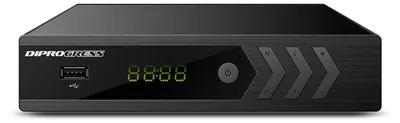 Produktbild von DiProgress DPT220HD - Decoder DigitalTerrestrial DVB-T2 Dual Tuner, Schwarz