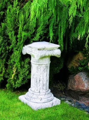 Produktbild von Dekoration Säule Säulen Stein Antik Stil Römische Ständer Sockel Blumenständer