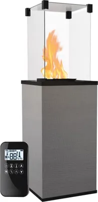 Produktbild von KRATKI Gaskamin PATIO Quarzstein Filo Ghisa Gasheizgerät 4-8,2 kW