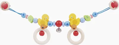 Produktbild von Kinderwagenkette Ente mit Clips