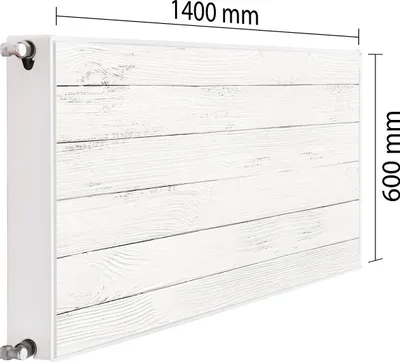 Produktbild von Magnet Heizkörperverkleidung Heizkörperabdeckung 140x60 HOLZ