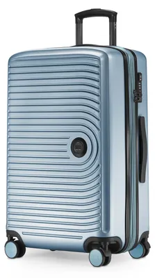 Image de HAUPTSTADTKOFFER - Mittelgroßer Koffer Trolley Valise à coque dure, bagages check-in avec extension XL, roulettes doubles, serrure TSA, 68 cm, 88 L,Pool bleu