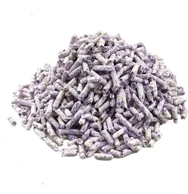 Image de Draps en papier naturel pour petits animaux, sans poussière, avec contrôle des odeurs, pour cochons d'Inde, lapins, hamsters, gerbilles et chinchillas (1kg, violet)