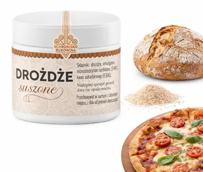 Zdjęcie produktu dla Suszone drożdże instant 150 g – Schronisko Bukowina
