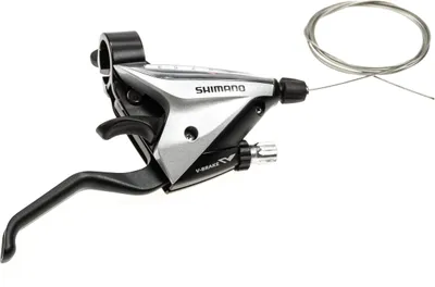 Produktbild von Fahrrad Schalt Brems Hebel SHIMANO Acera Shifter rechts 9-fach ST-EF65-9R Silber 2 Finger