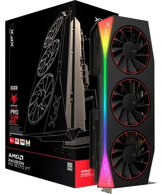 Produktbild von Radeon RX 9070 XT OC Mercury RGB Magnetic Air (schwarz, RDNA4, GDDR6, 3x DisplayPort, 1x HDMI 2.1)