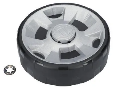 Obrázok produktu pre Predné koleso Bosch vhodné pre modely Rotak, UniversalRotak a AdvancedRotak (aku a elektrické kosačky, náhrada za F016104305)