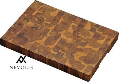 Immagine prodotto di Tagliere in legno color marrone mosaico, 42 x 30 x 4 cm.