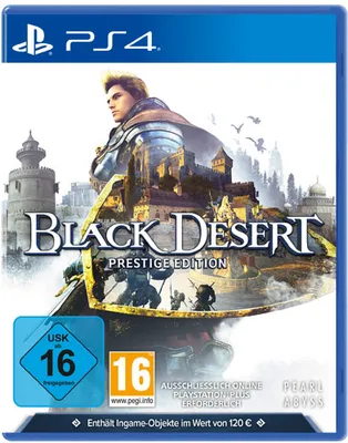 Produktbild von Pearl Abyss Black Desert - Prestige Edition, PlayStation 4, T (Jugendliche), Physische Medien
