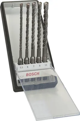 Produktbild von SDS plus-5 Hammerbohrer-Set, Robust Line, 5-tlg., 5,5-10 mm