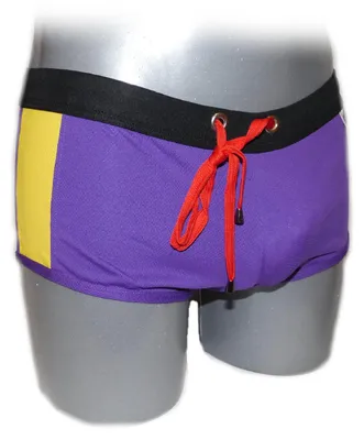 Produktbild von Lila Badehose Boxer XL aus 100% Polyester