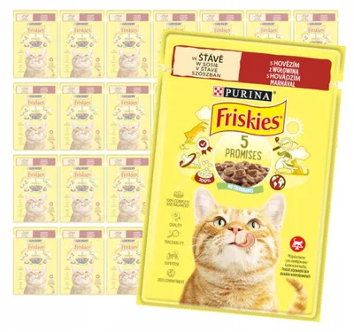 Image de Friskies Bœuf en sauce pour chat 85 g