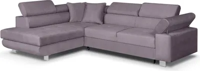 Produktbild von Ecksofa mit Schlaffunktion, CREDO Wellenfederung, links - fliederfarben
