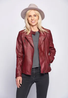 Produktbild von Maze Lederjacke Sally Damen red 3XL