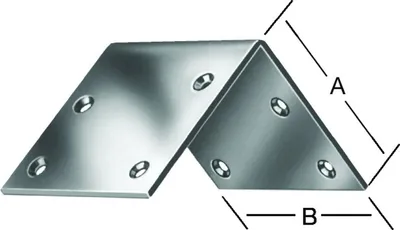 Produktbild von VORMANN Breitwinkel 50x50x50x2mm Stahl, verzinkt