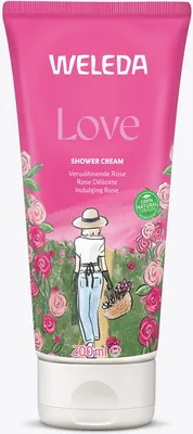 Image de Gel douche crémeux Pampering Weleda Love Aroma Shower