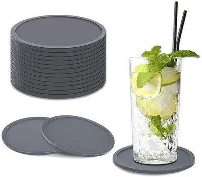 Image de Rondelles en silicone - Isolantes - Lot de 20 - Gris - Rondelles en silicone de haute qualité