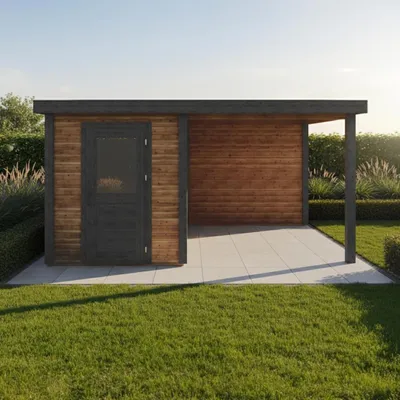 Immagine prodotto di Casetta da giardino in legno Vala 2.09x2.59 m - 11.81 m2 - 28 mm - impregnata