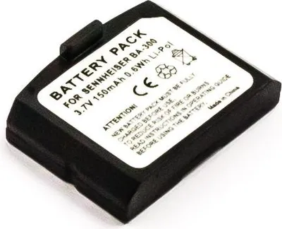 Produktbild von Ersatzakku für Sennheiser BA300 – Li-Polymer Akku 3,7 V 150 mAh (0,6 Wh)