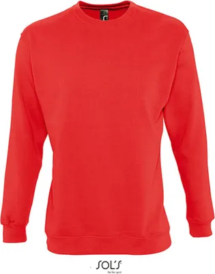 Produktbild von SOLs 01178 | Uni Sweatshirt Supreme - Farbe: Red - Größe: S