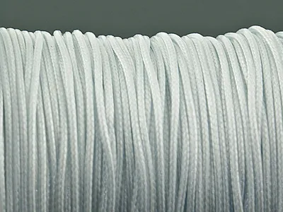 Produktbild von Vintageparts Polyesterkordel gewachst 10 m Weiß 1 mm