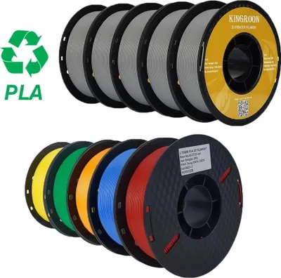 Obrázek produktu pro Filament pro 3D tiskárny, cívka 10 kg, průměr 1,75 mm, PLA 5Gray 5Mixb