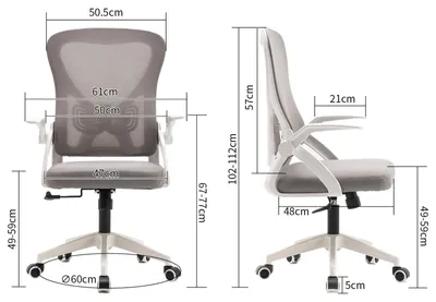 Image de Chaise de bureau – Fauteuil de direction ergonomique avec mousse à mémoire de forme et hauteur réglable – Noir