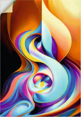 Produktbild von ARTland Wandbild, selbstklebend Die kaputte Acht Größe: 50x70 cm