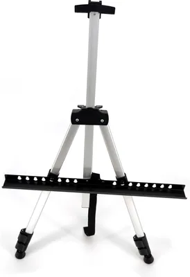 Produktbild von Dreibein Ständer für Taktiktafel - 160cm - höhenverstellbar - aus Aluminium - Tragetasche inkl.