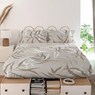 Image de Drap de dessus HappyFriday BLANC Coloured 240 x 270 cm 28 x 4 x 38 cm
