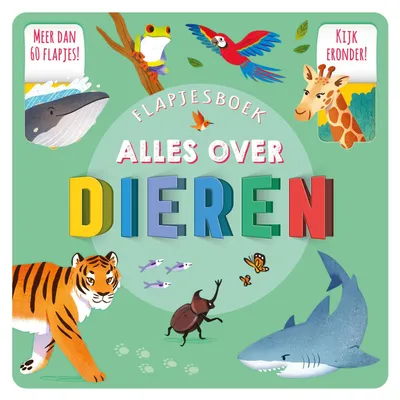 Produktbild von Rebo veröffentlicht Klappenbuch „Alles über Tiere“.